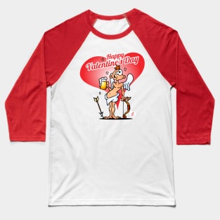 Cupid with a beer Baseball T-Shirt